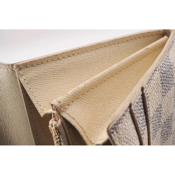 Auth Louis Vuitton Damier Azur Portefeuille Sarah Long Wallet - Picture 3 of 11